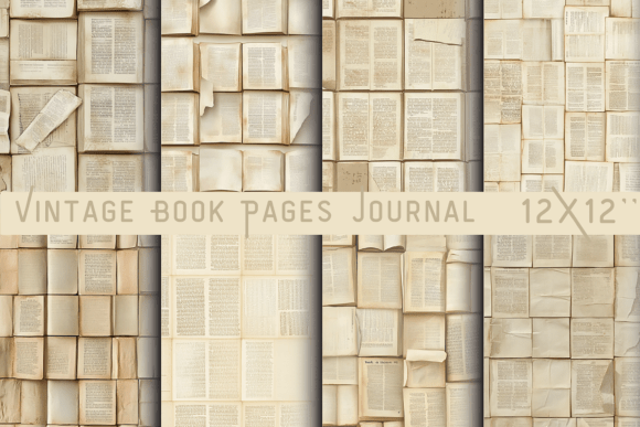 Download Vintage Book Pages Journal - Vintage book pages Collection