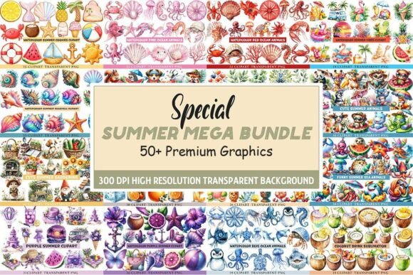 Download Summer Mega Bundle - Mega bundle Collection