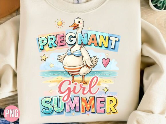 Download Goose Pregnant Girl Summer Sunshine PNG - Pregnant Collection