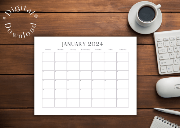 Download 2024 Printable Calendar | PDF - Printable calendar Collection